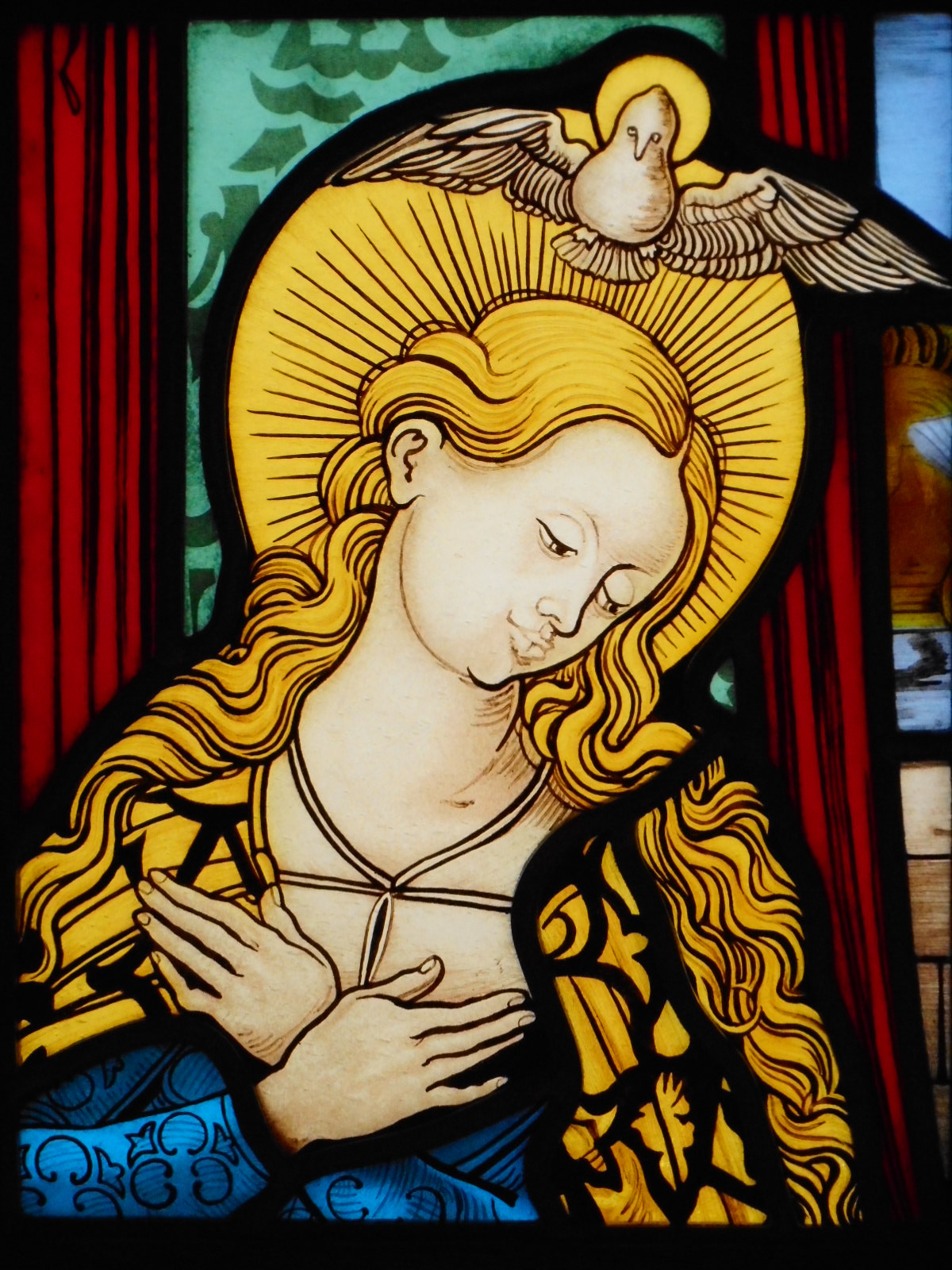 垂氷グラス工房 パート・ド・ヴェール 絵付けステンドグラス