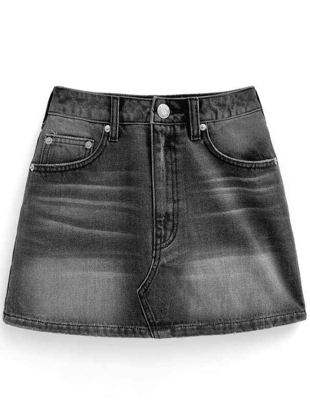 インパン裏地付きデニムミニスカート[cu536] | レディースファッション