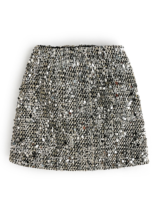 インパン裏地付きスパンコールミニスカート[at2213] | レディース