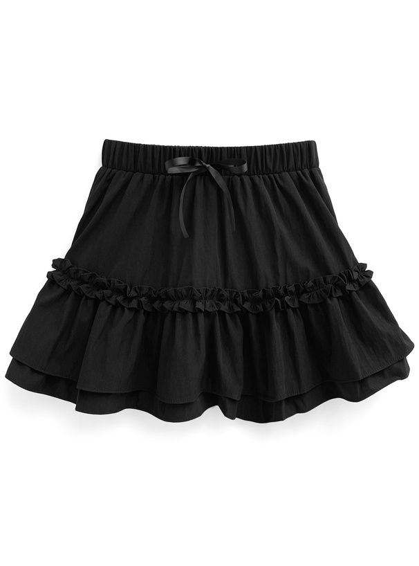フリルリボンティアードミニスカート[at2322] | レディース