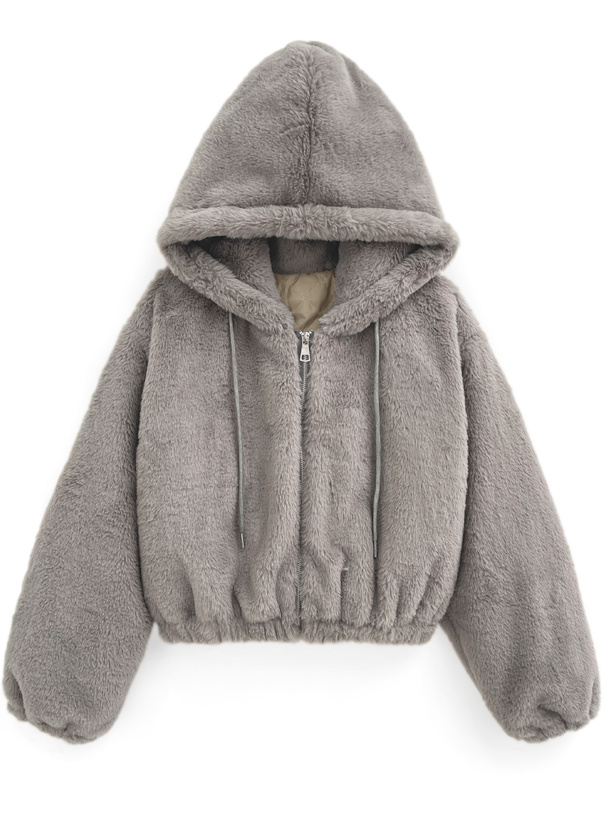 フードジップファーブルゾン[at2400] | レディースファッション通販の