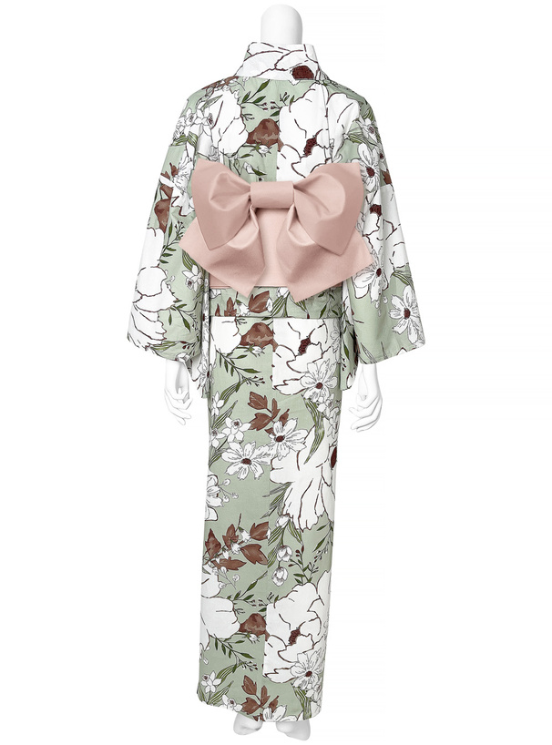 水彩花柄浴衣セット[gi1401] | レディースファッション通販のグレイル