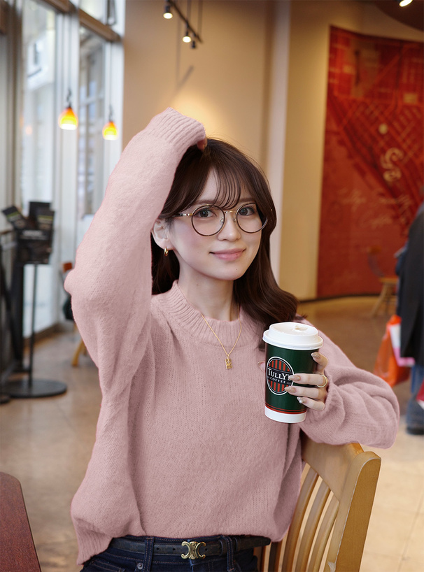 モヘヤタッチビッグニットトップス[k9259d] | レディースファッション