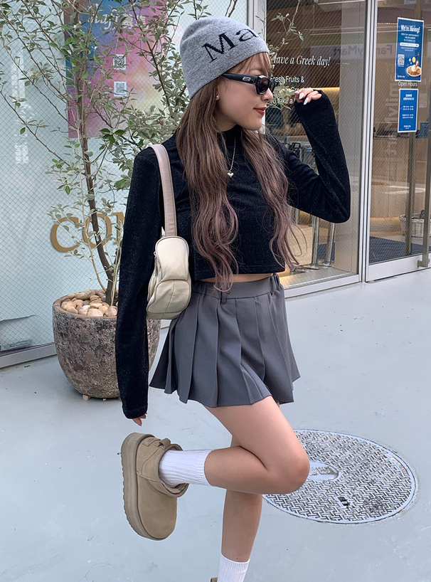 ラメカットソーショート丈トップス[sm212] | レディースファッション