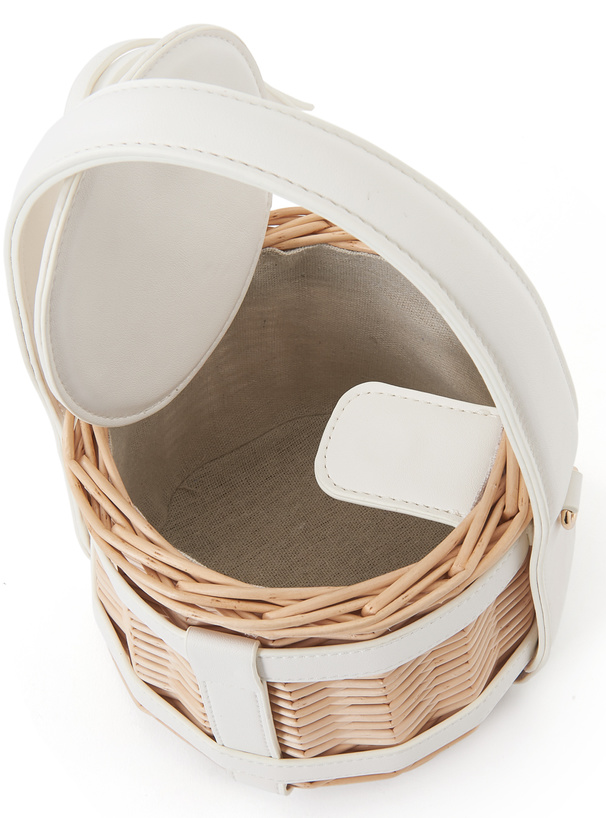 2Wayレザーコンビラタンかごバッグ[tr878] | レディースファッション