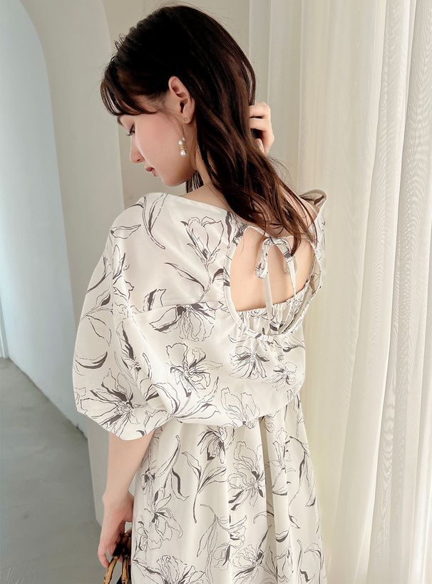 マルチWay花柄ボレロXキャミマーメイドワンピースセットアップ[tu418