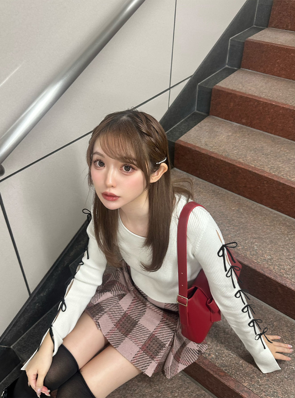 インパン裏地付きツイードチェックミニスカート[tu1441] | レディース