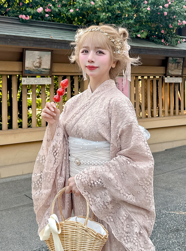 3点セット2Wayレースフリルセパレート浴衣[tu1514] | レディース