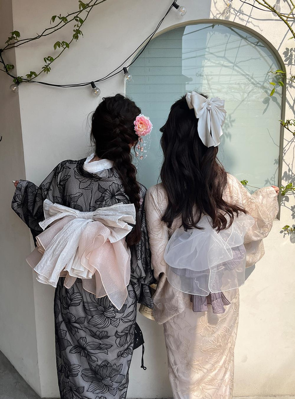 3点セット2Wayチュール花柄セパレート浴衣[tu1513] | レディース
