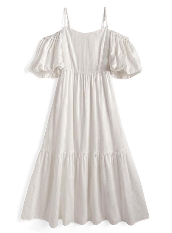 コットンレースオフショルダーワンピース[tu1690] | レディース