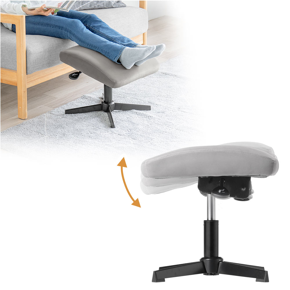 オットマン（高さ調整・角度調整・フットレスト・足置き・チェア