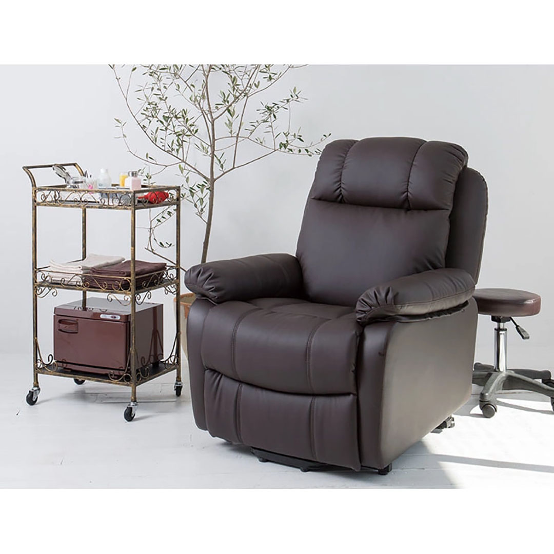 電動ラウンジチェア SHIFFON Jr(ホワイト)｜まつげエクステ商材の松風