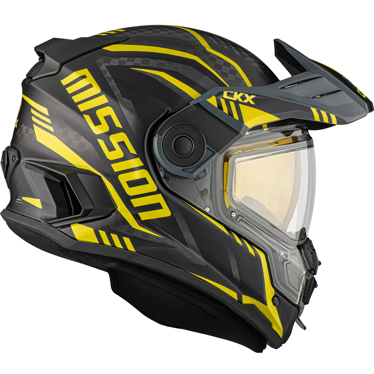 CKX Mission Free-Face Helmet - Carbon | Kimpex Canada