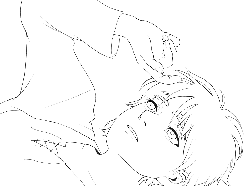 エレン・イェーガー(線画) - ibisPaint