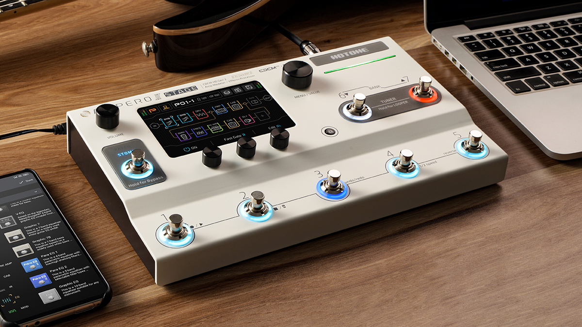 Hotone launches next-generation Ampero II Stage multi-FX pedal