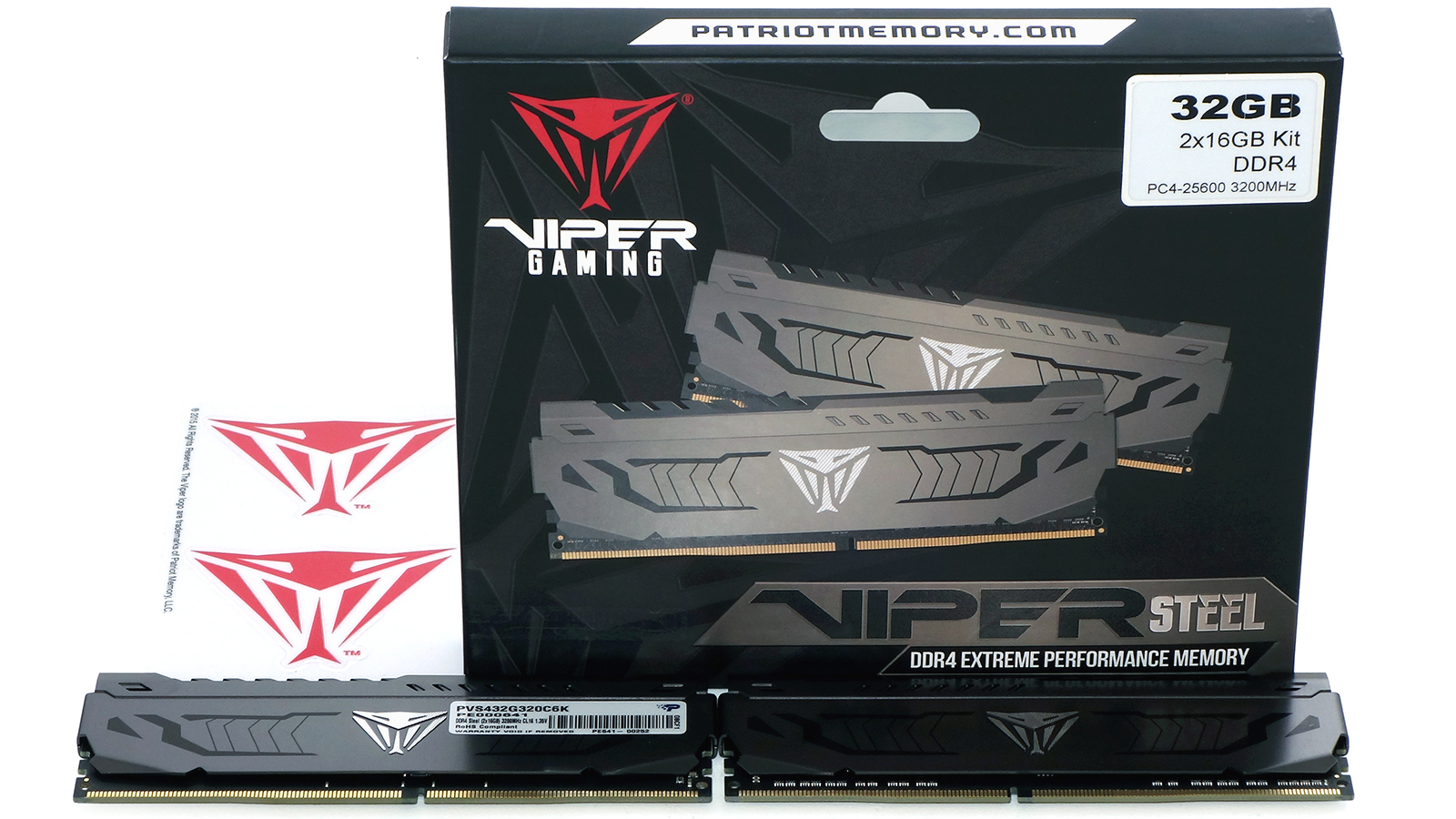 Patriot Viper Steel 2x 16GB DDR4-3200 C16: Disruptive Value