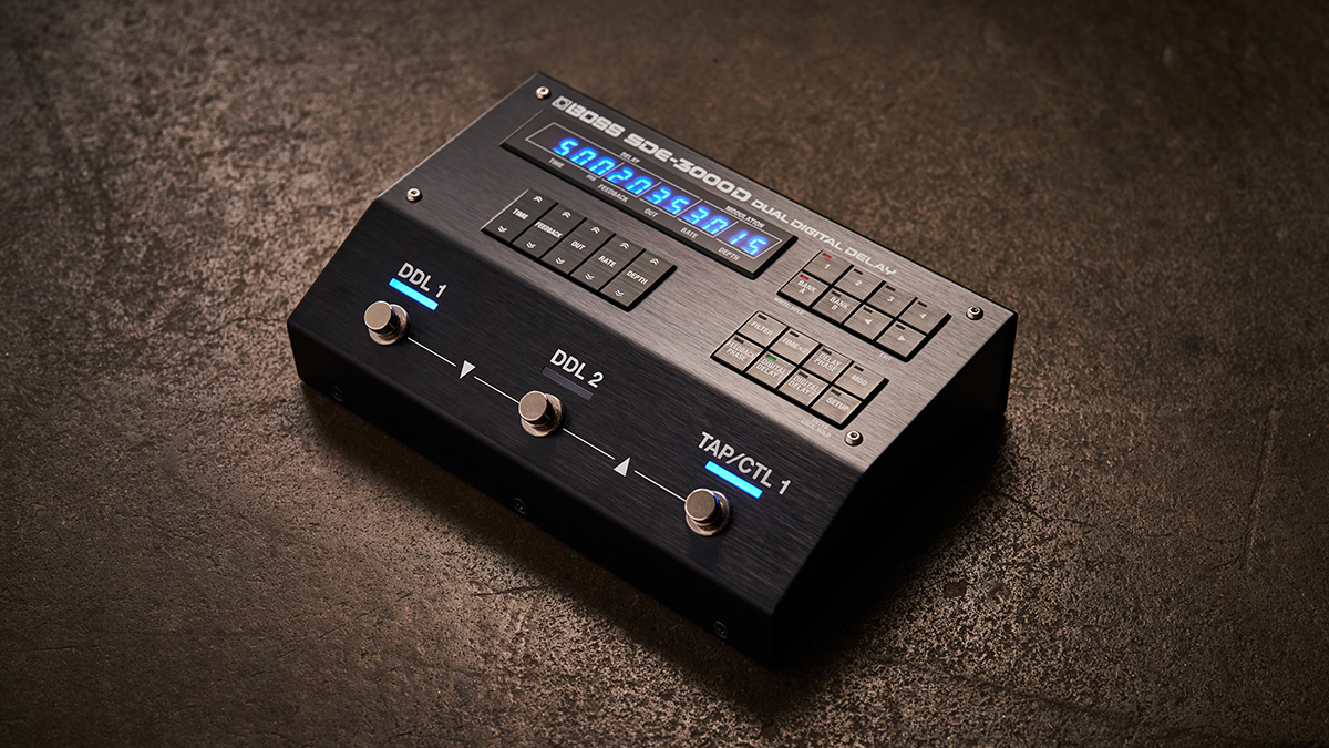 Boss reinvents the SDE-3000 Digital Delay rack unit as two feature