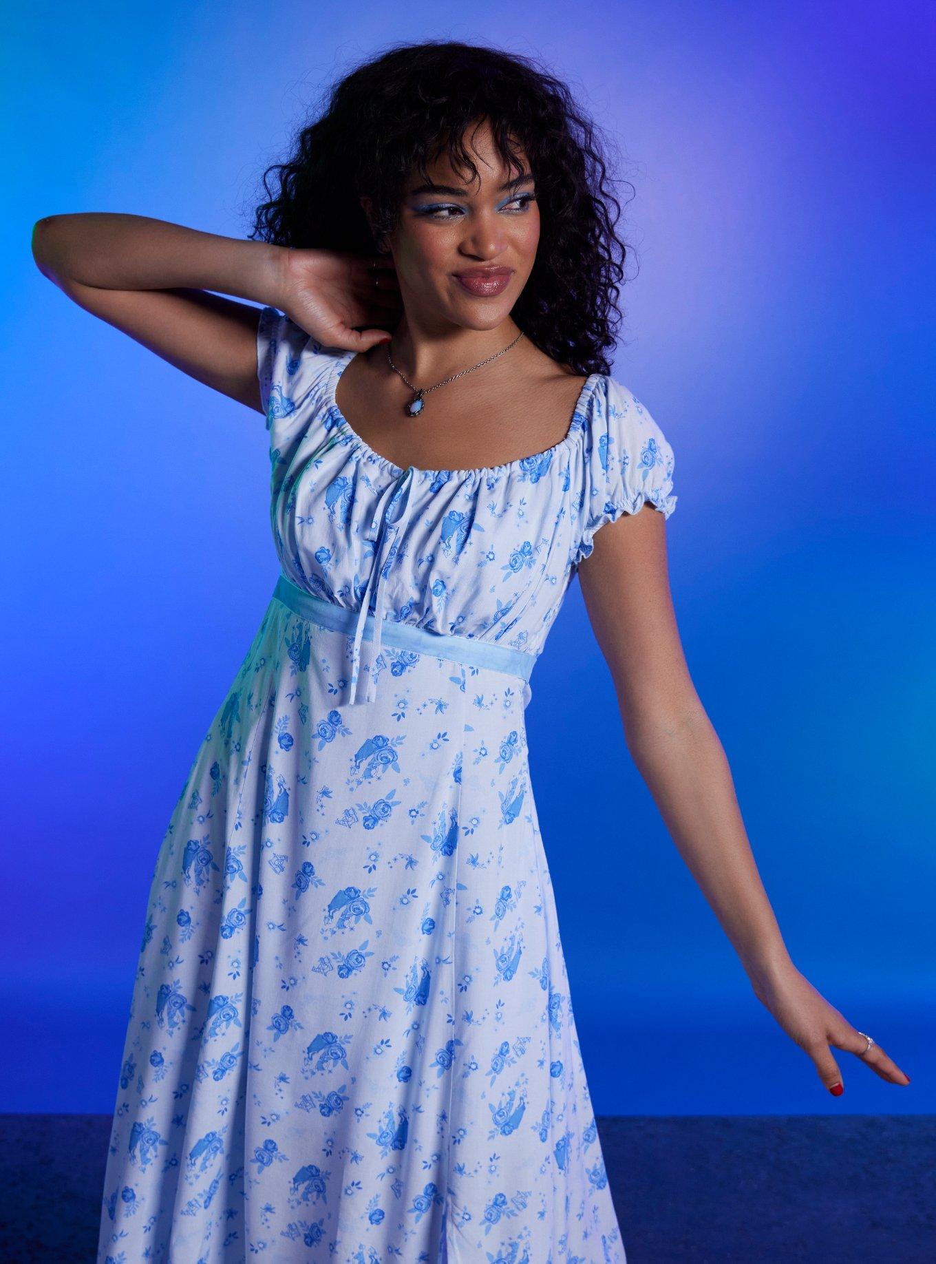 Disney Peter Pan Wendy Floral Midi Dress | Her Universe