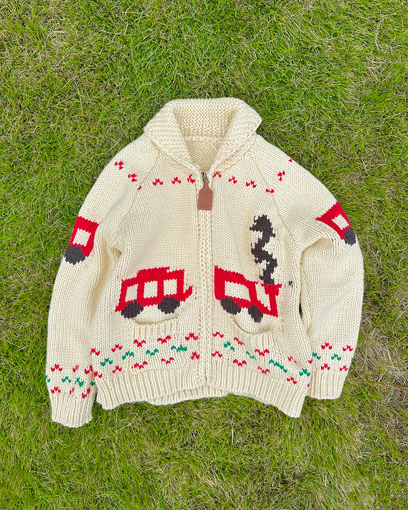 カジュアルカウチンニットジップアップ | ファッション通販サイト NUGU