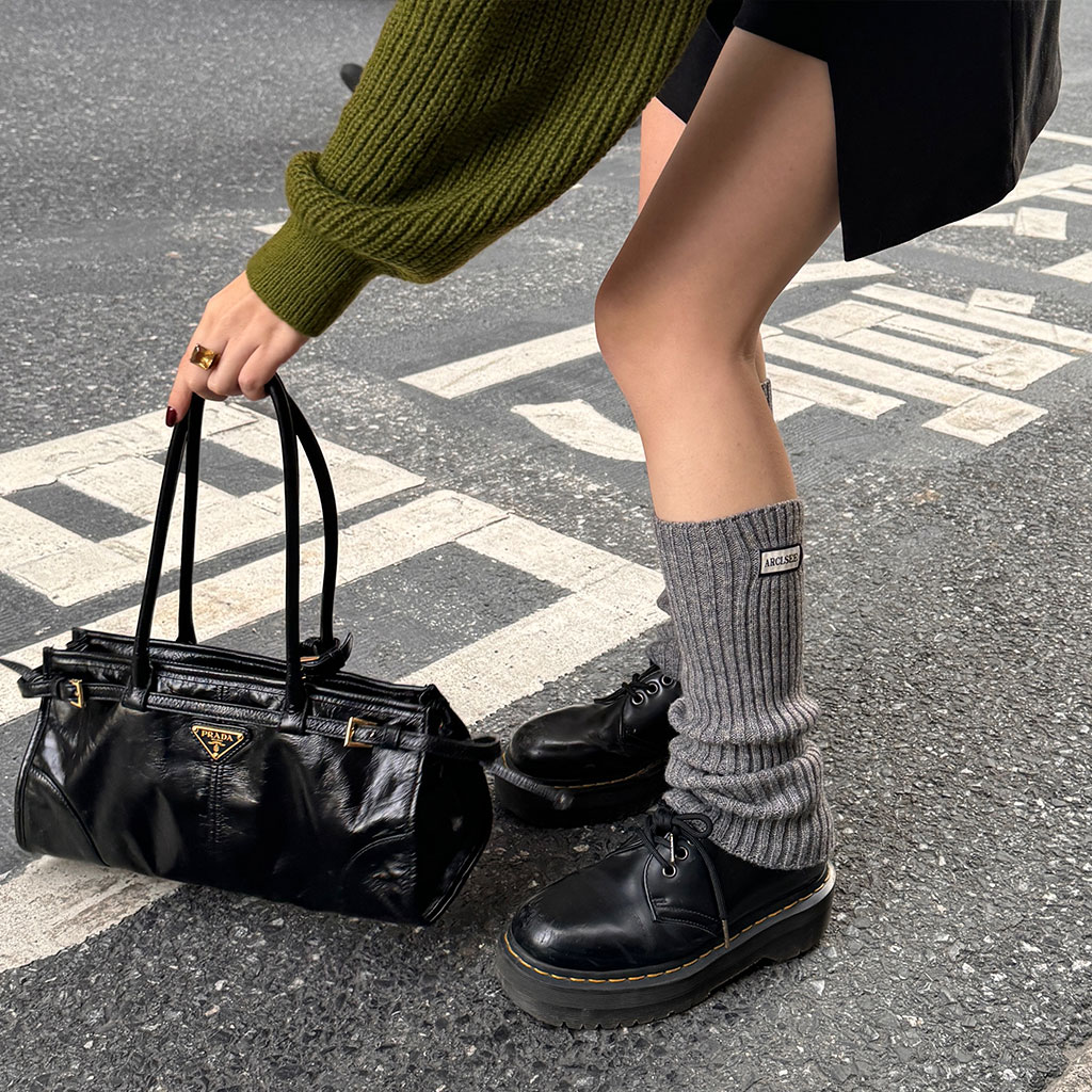 ラベルポイントレッグウォーマー | ファッション通販サイト NUGU