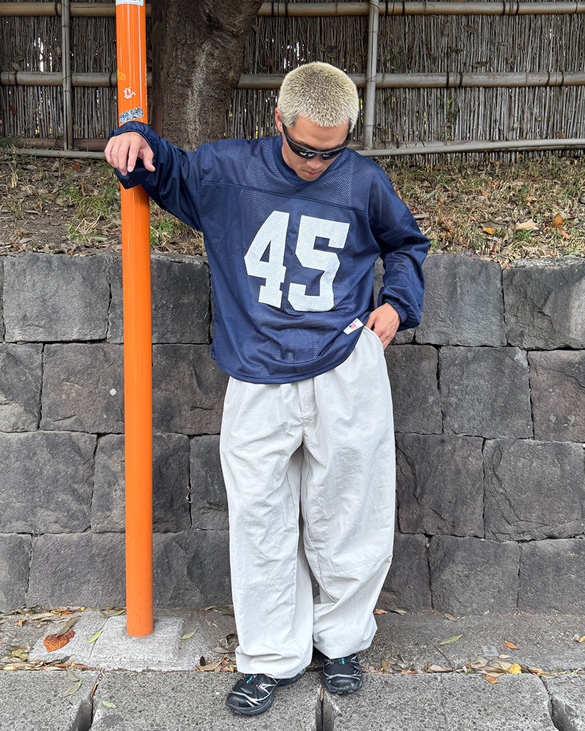 ナンバリングメッシュフットボールシャツ | ファッション通販サイト NUGU