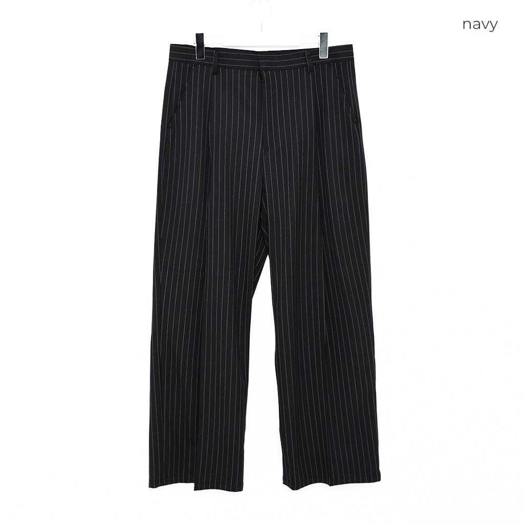 ストライプワイドスラックス | ファッション通販サイト NUGU
