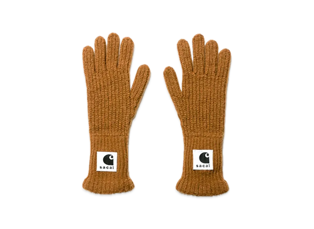 sacai x Carhartt WIP Wool Knit Gloves (ISETAN Shinjuku Exclusive