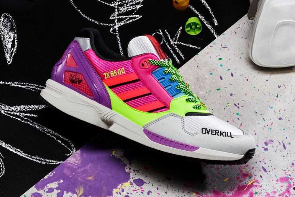 スニダンで購入可】4/30発売 OVERKILL × ADIDAS ZX 8500 