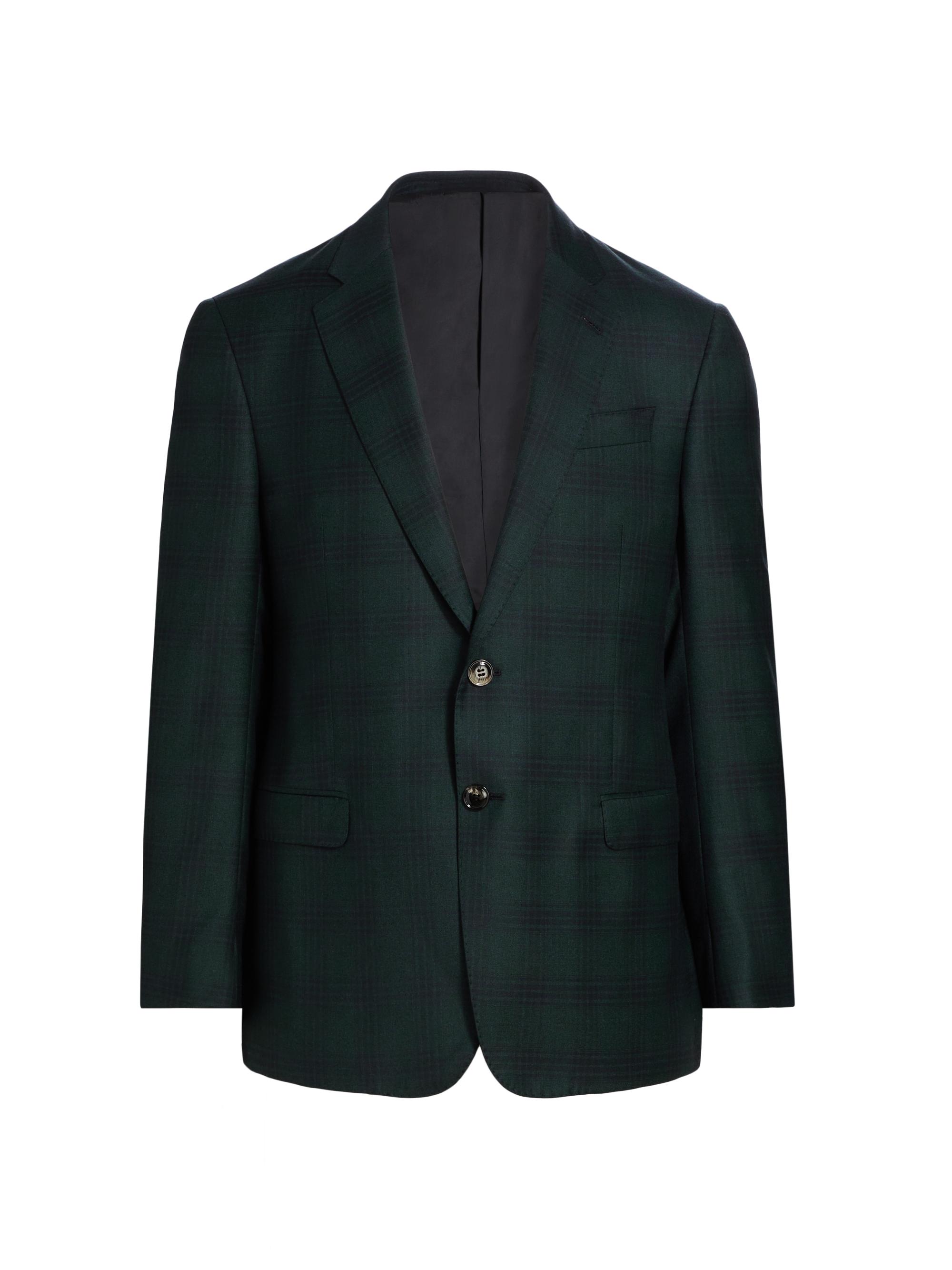 Giorgio Armani Virgin Wool Single-Breasted Blazer | Saks Fifth Avenue