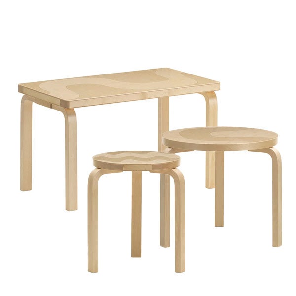 Stool 60 リノリウム 無着色 | Artek (アルテック)