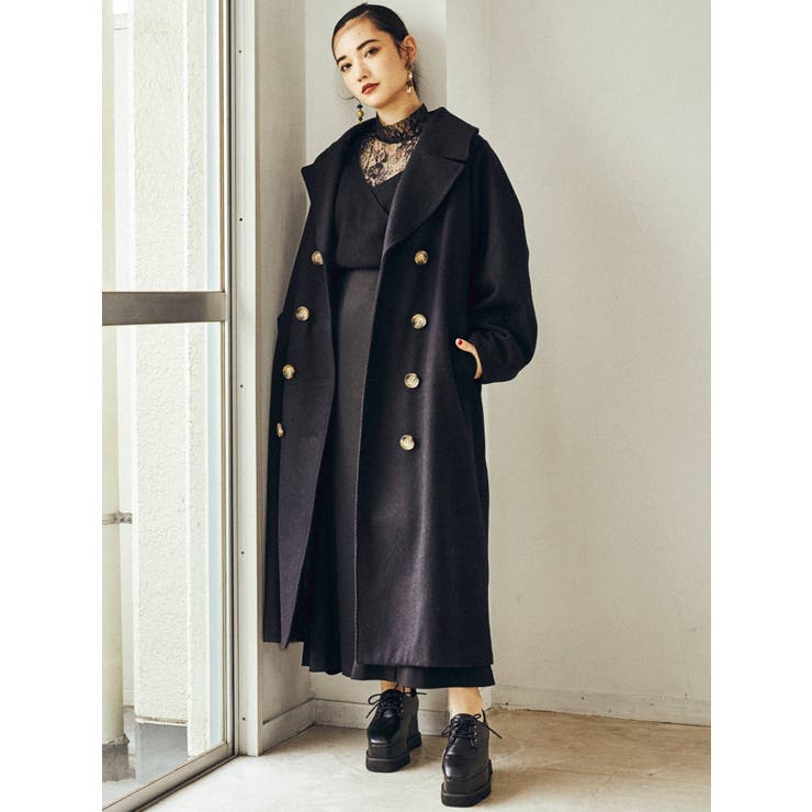 ヘリンボーンダブルコート[品番：MKSW0033210]｜MURUA（ムルーア）の