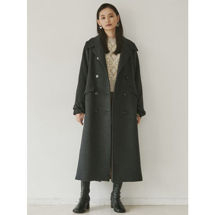 ダブルマキシチェスターコート[品番：MKSW0040549]｜MURUA（ムルーア