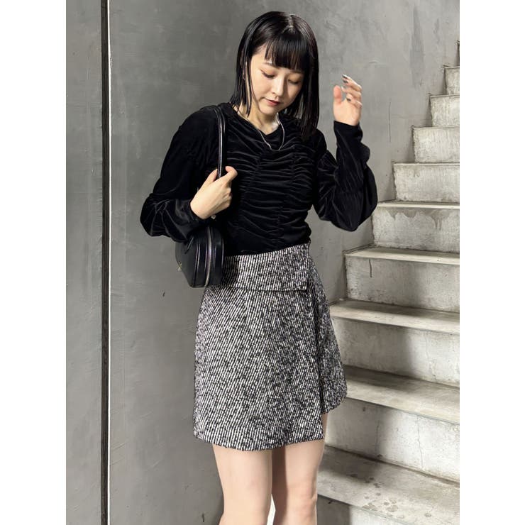 ツイードキュロット[品番：MKSW0060989]｜MURUA（ムルーア）の