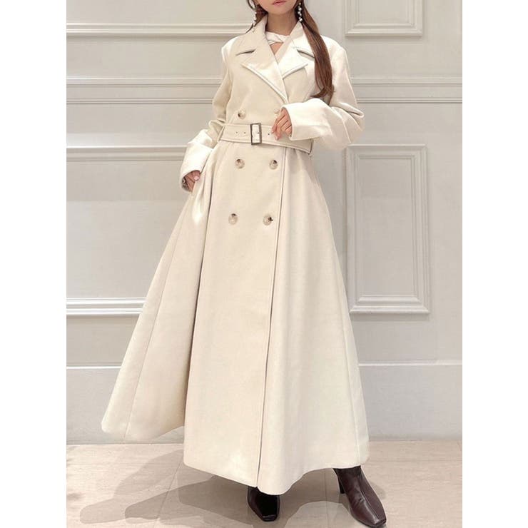 フレアデザインロングコート[品番：MKSW0060542]｜RESEXXY（リゼクシー