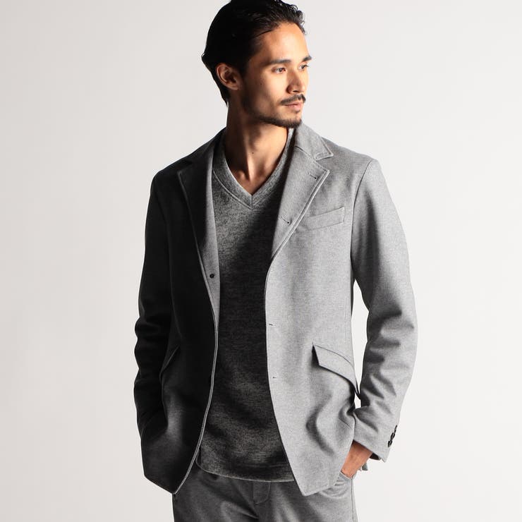 RIELABO】ヘビーポンチジャカード ジャケット[品番：NICW0005148