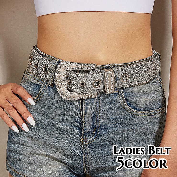 ベルト ラインストーン キラキラ[品番：FQ000215850]｜PlusNao