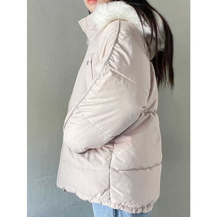 フード付きダウンジャケットレディース 中綿アウター Y2K[品番