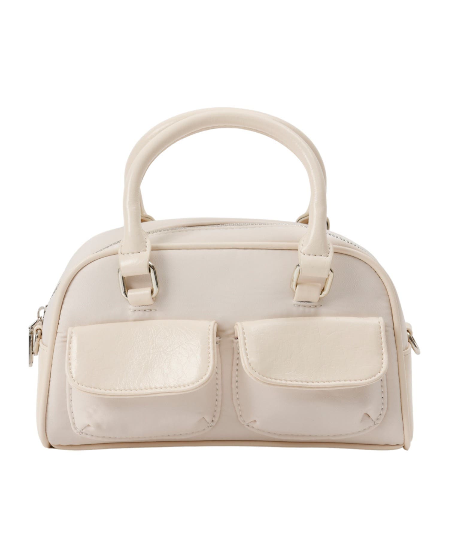 2WAY 異素材ドッキングミニボストンバッグ[品番：ORGW0009107]｜Ada