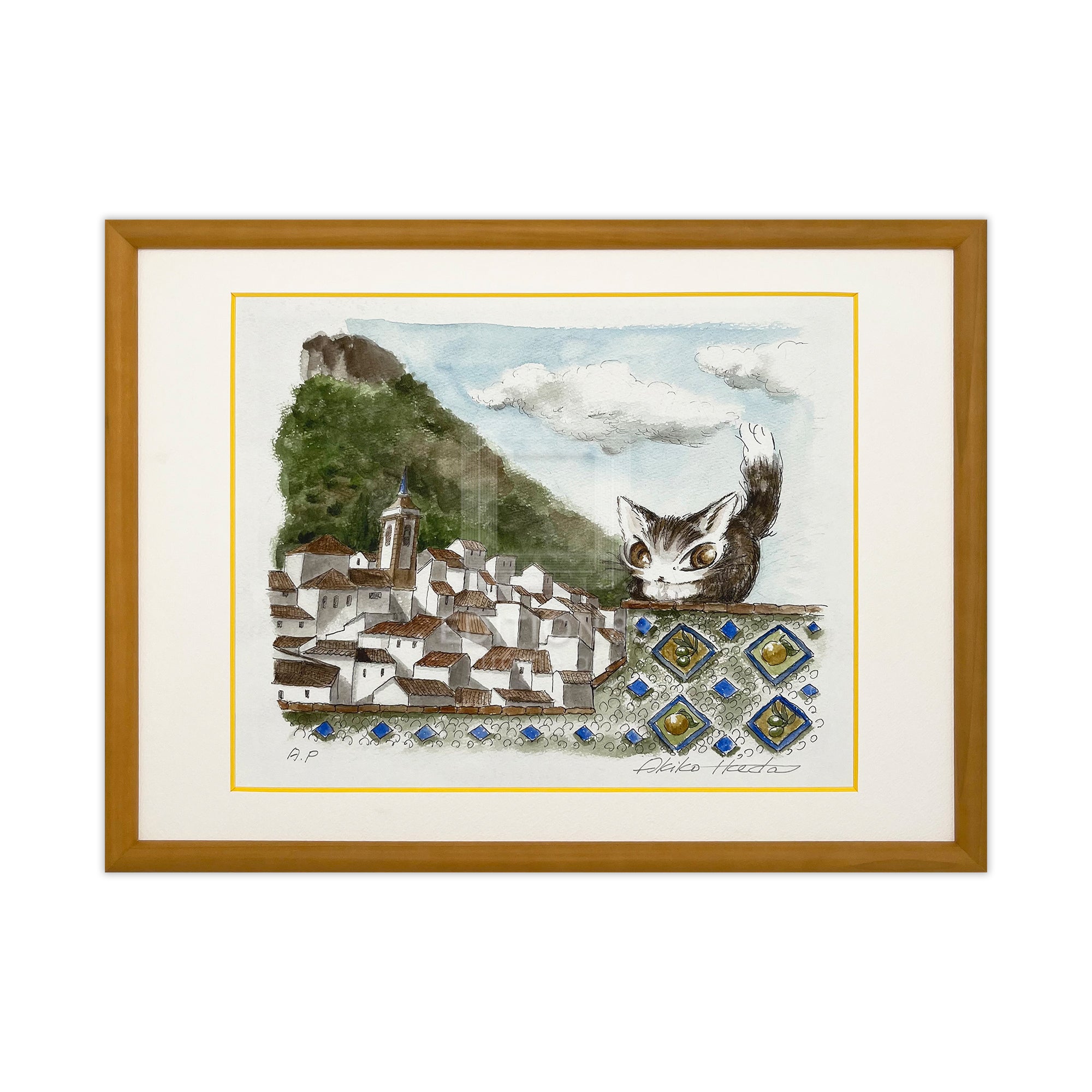 猫のダヤン 池田あきこ 旅のスケッチ版画展