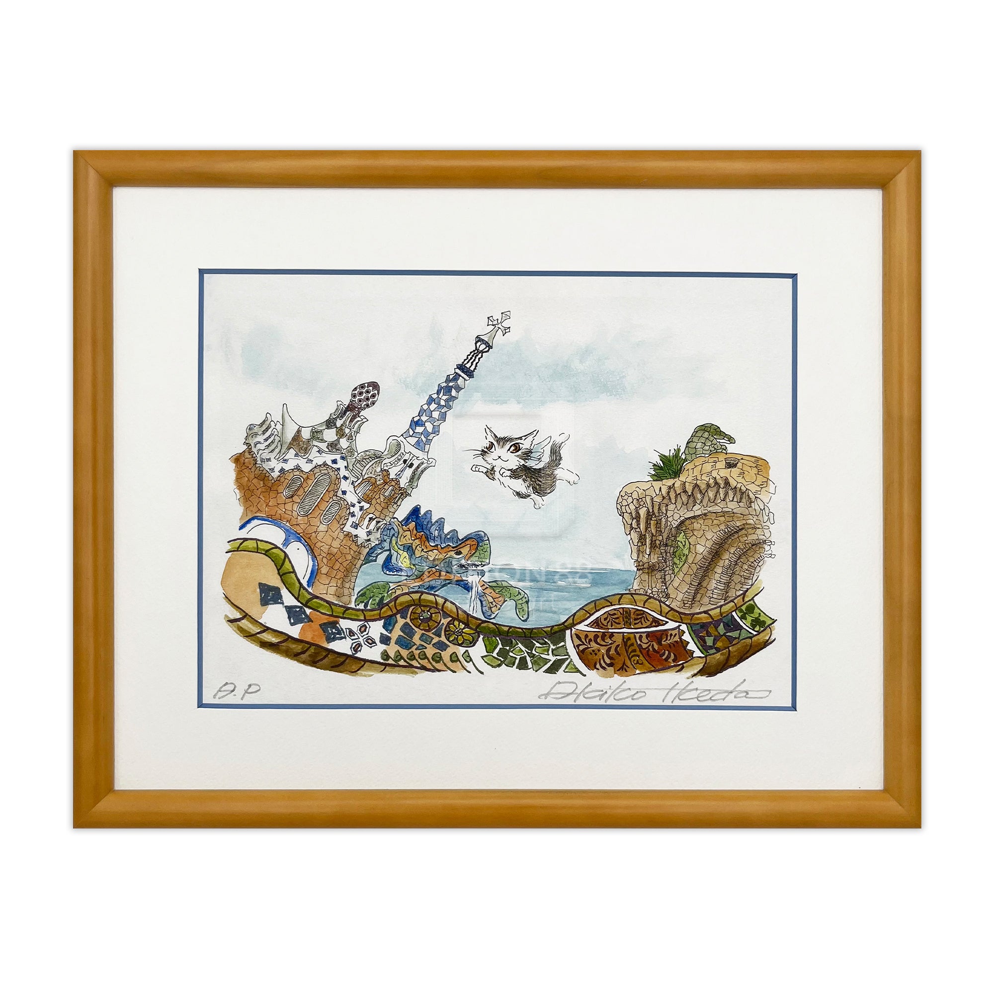 猫のダヤン 池田あきこ 旅のスケッチ版画展