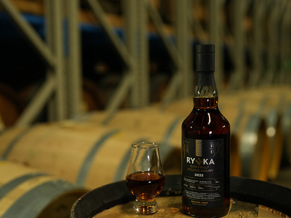 限定4000本】新里酒造 琉歌SINGLE MALT JAPANESE WHISKY 2025 58度