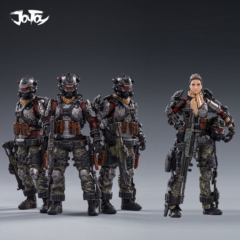 JOYTOY JT0173+0265 1:18 Skeleton Forces Double Sickle SQUAD