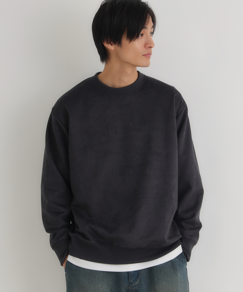 フェイクスウェードトレーナー(M ブルー): トップス｜Right-on公式