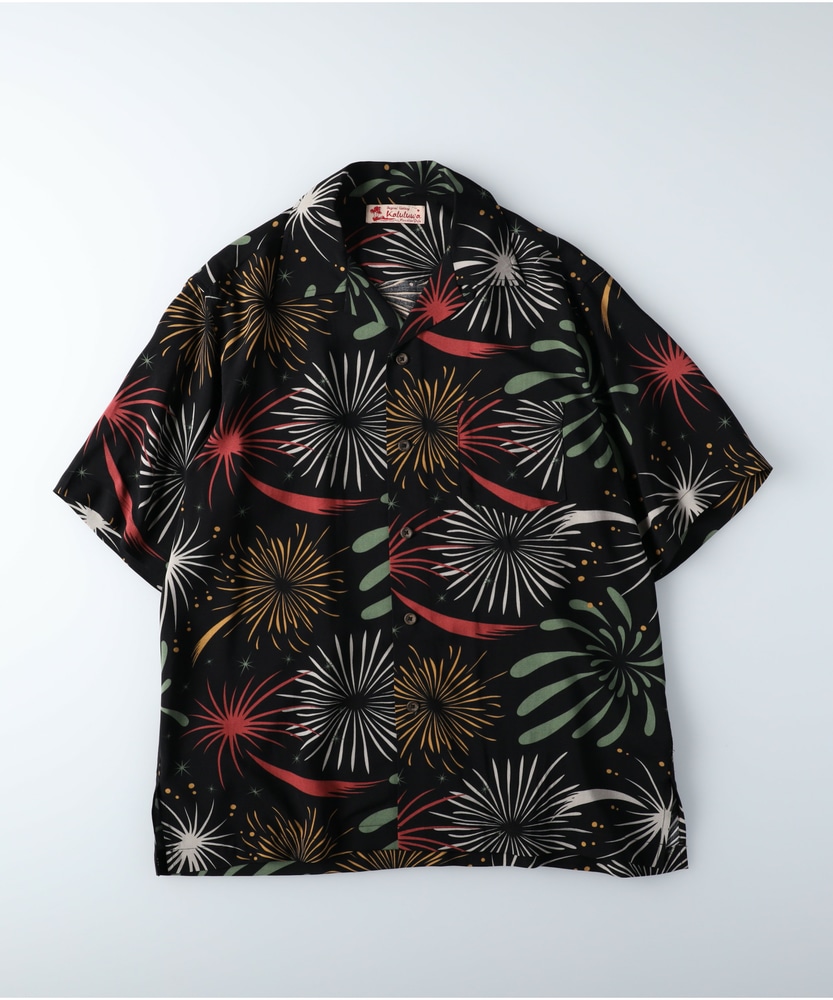 アロハ柄シャツ(M パープル): トップス｜Right-on公式オンラインショップ