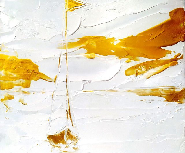 送料無料】ウクライナ オリジナルの抽象絵画 3D テクスチャ アート