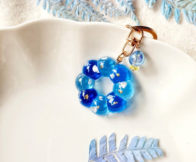 台湾 妍語手作 カスタマイズ可能 キーホルダー チャーム ドーナツ