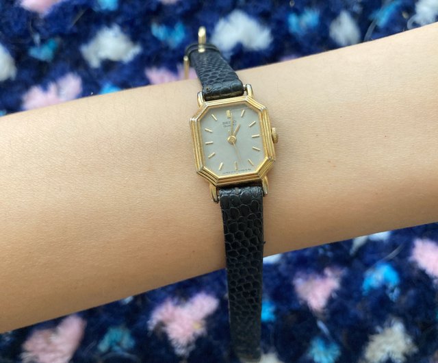 台湾 【ヴィンテージ】SEIKO 希少グレー時計盤 八角形 1j-studio - Pinkoi