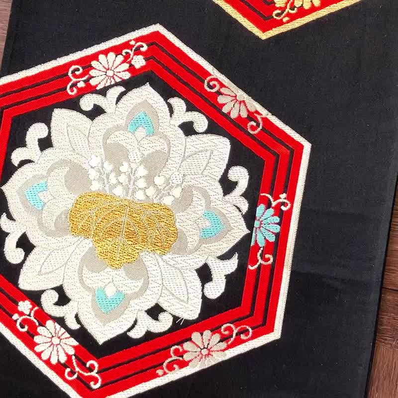 豪華 着物の帯のテーブルランナー 正絹 Japanese style by C