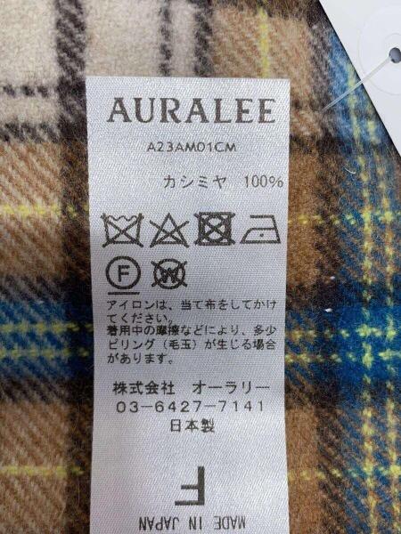 AURALEE(オーラリー) / マフラー/カシミア/BEG/チェック/レディース