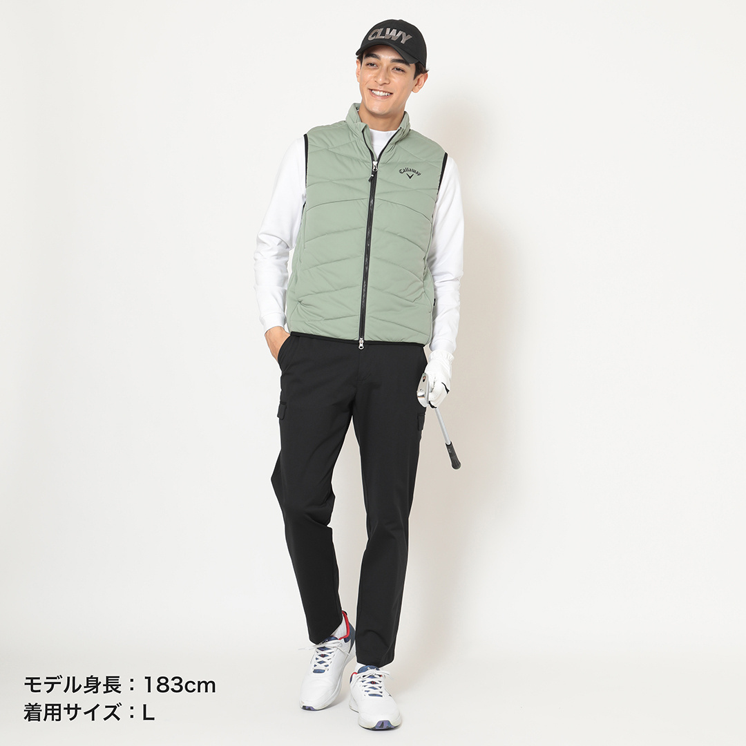 83427 PGAツアー 中綿入りベスト 水色 サイズLL 83427 PGAツアー 中綿